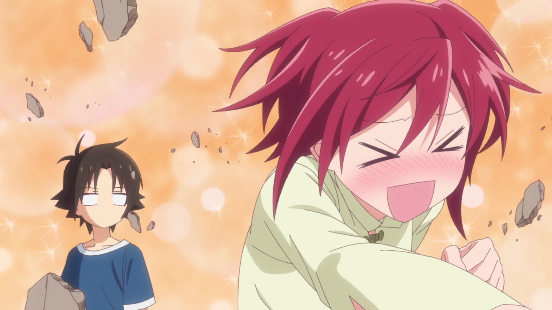 Mother of the Goddess Dormitory - 1 Épisode 2 : Kiriya et Serene posent